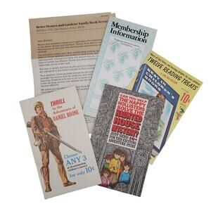 Book Club Order Form Vintage Better Homes & Gardens Childrens Books Ephemera